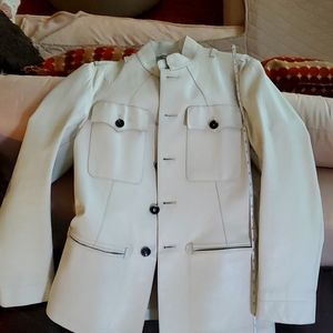 Yves Saint Laurent leather officers jacket
